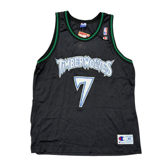 Champion Terrell Brandon Timberwolves Jersey Sz XL