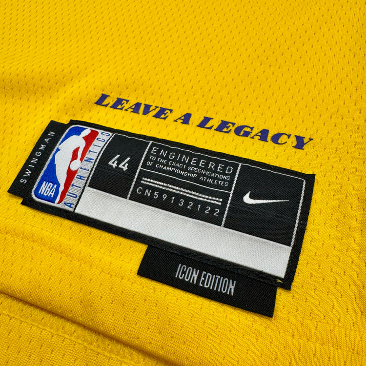 Nike Los Angles Lakers Lebron James Jersey Sz M