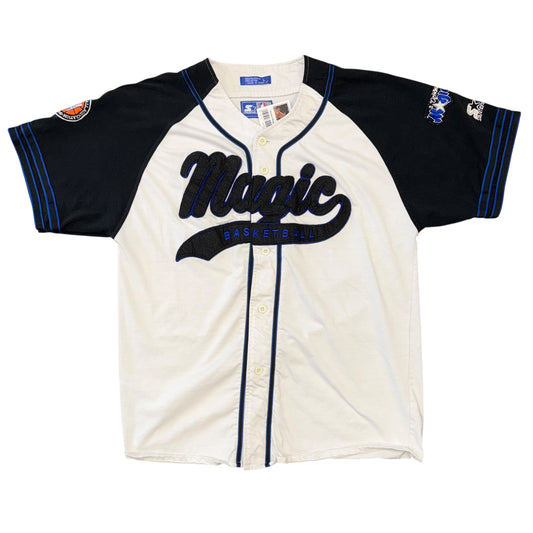 Starter 90’s Orlando Magic Baseball Jersey Sz L