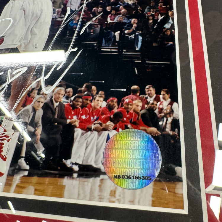 2006 Trail Blazers Martell Webster Autographed Plaque