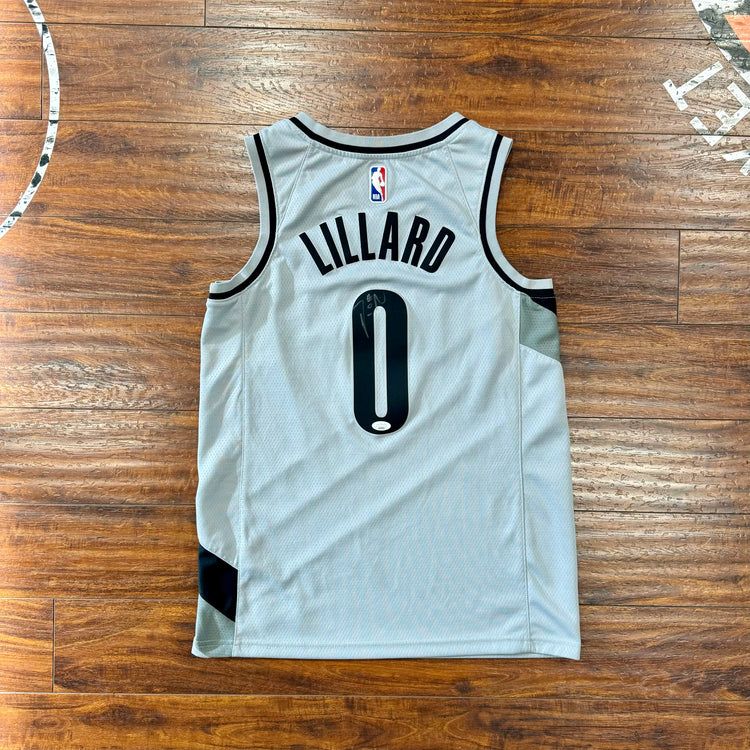 Nike Earned Edition 2020-21 Damian Lillard Autographed Jersey Sz M