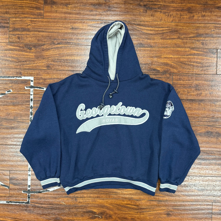 Starter Georgetown Hoyas Hoodie Sz M