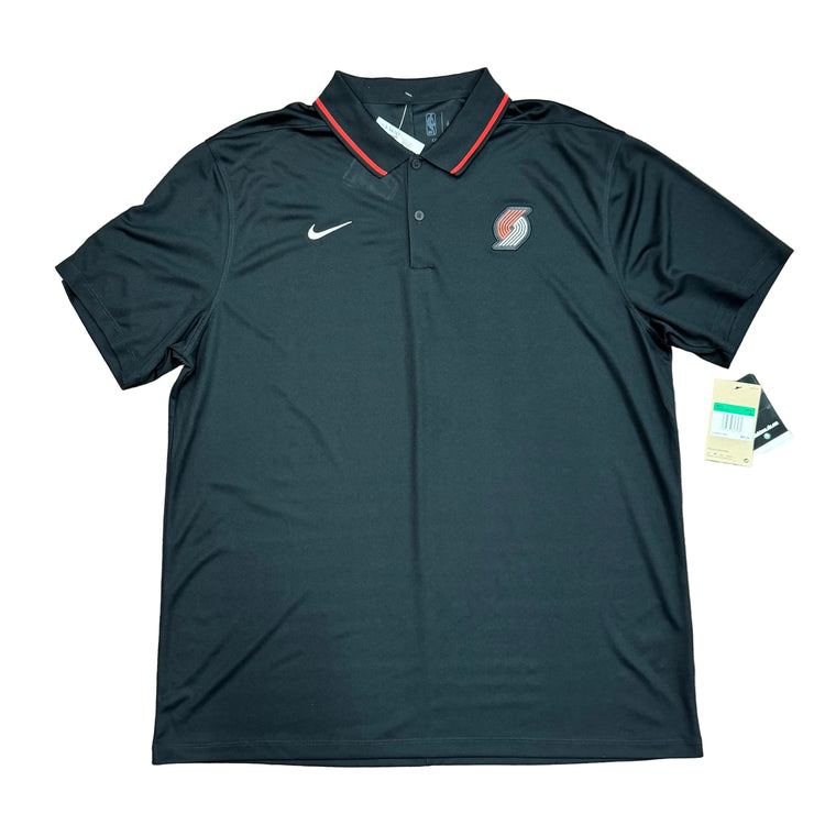 NWT Nike Blazers Black Polo Sz XL