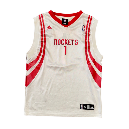 Adidas Houston Rockets T-MAC Jersey Sz YXL