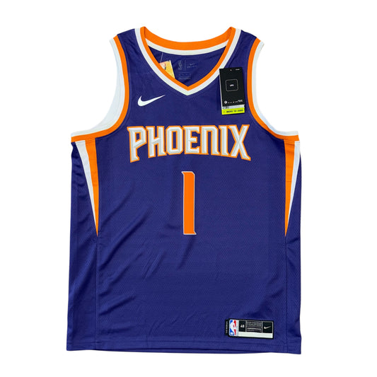 NWT Nike Swingman Phoenix Suns Icon Devin Booker Jersey Sz L