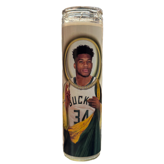 Flix Wix Milwaukee Bucks Giannis Antetokounmpo Candles