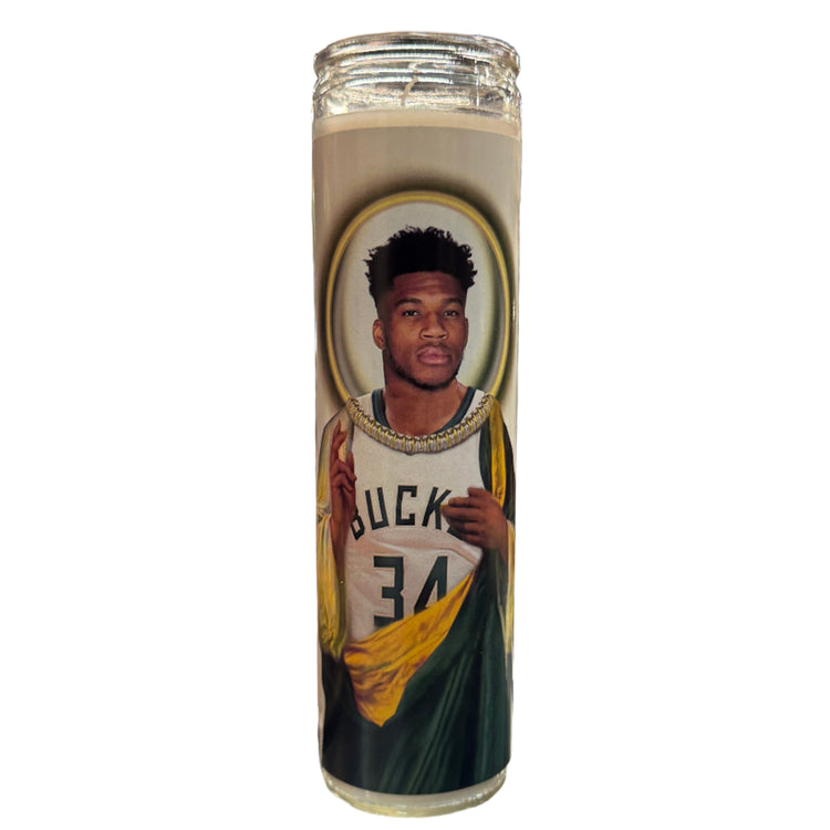 Flix Wix Milwaukee Bucks Giannis Antetokounmpo Candles