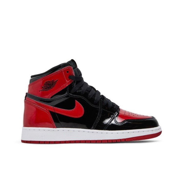 Jordan 1 High Patent Bred (GS) Deadstock