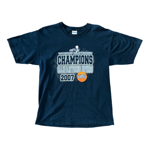 2007 San Antonio Spurs Finals Tee Sz L