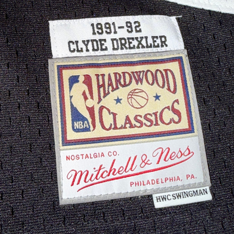 Mitchell & Ness 1991-92 Portland Trail Blazers Away Clyde Drexler Jersey Sz YXL
