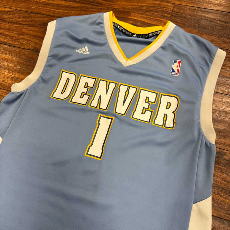Adidas Denver Chauncey Billups Jersey Sz S
