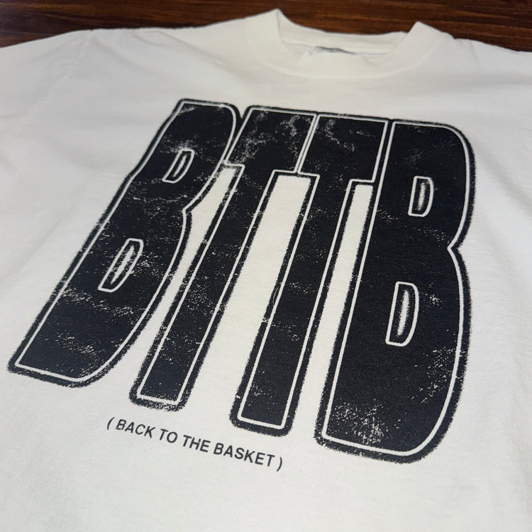 BTTB Sample White Tee Multiple Sizes