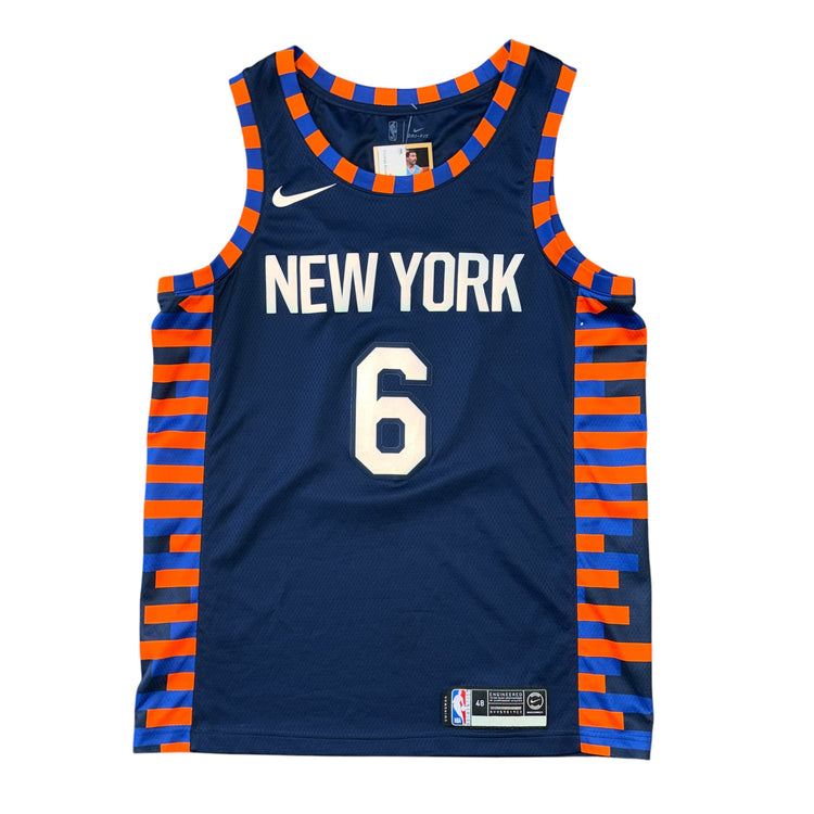Nike Swingman 2018-19 City Edition New York Knicks Kristaps Porzingis Jersey Sz L