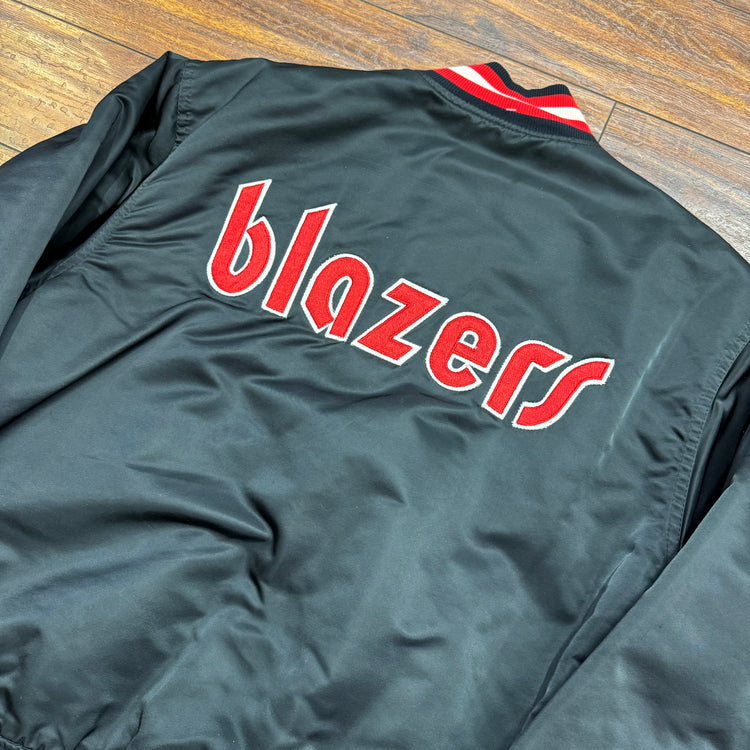 Starter 80's Blazers Meister Brau Satin Jacket Sz L