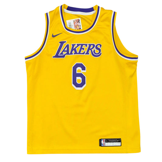 Nike Swingman Icon Los Angles Lakers Lebron James Jersey Sz S