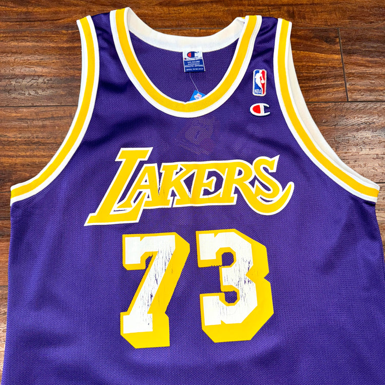 Champion Los Angeles Lakers Dennis Rodman Jersey Sz M