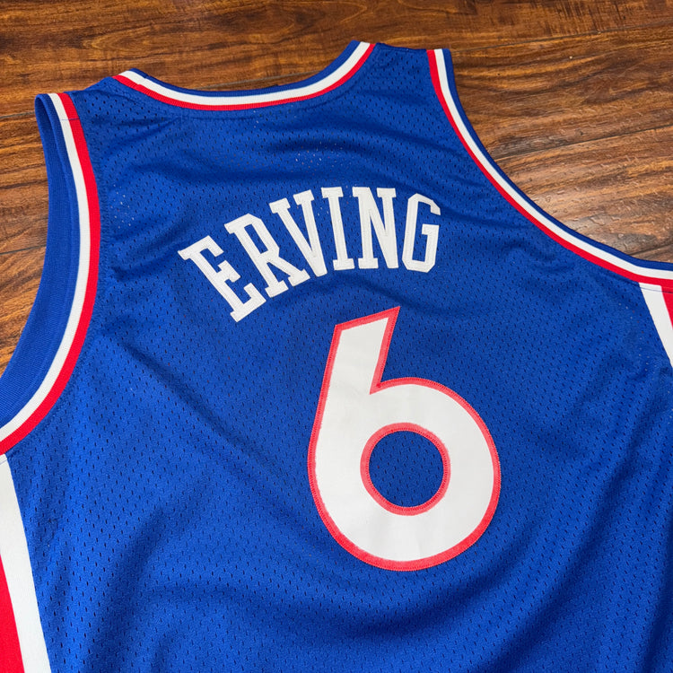 Reebok Philadelphia 76ers Julius Erving Jersey Sz 2X