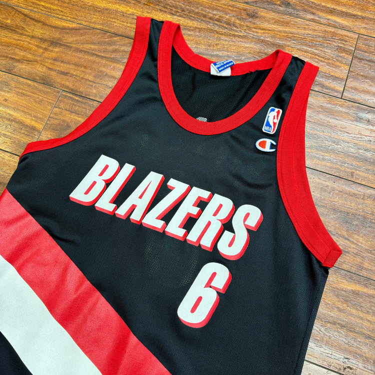 Champion 90's Blazers Bonzi Wells Jersey Sz M