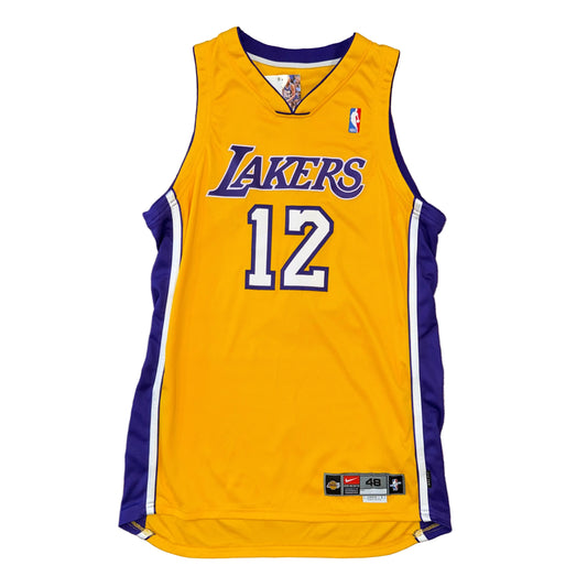 Nike '01 Los Angeles Erick Barkley Team Issued Lakers Jersey Sz XL