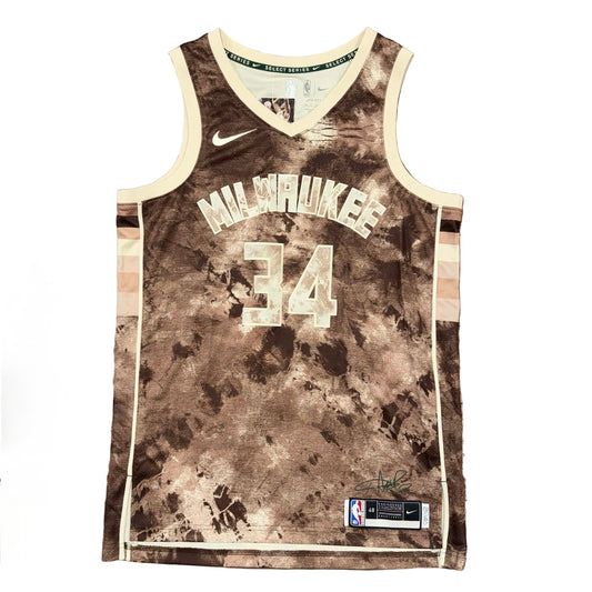 Nike Select Seris Milwaukee Bucks Giannis Antetokounmpo Jersey Sz L