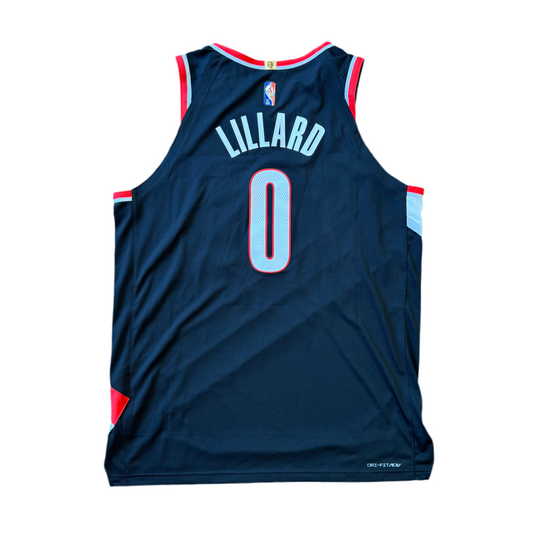 NWT Nike Dri-Fit Authentic Damian Lillard Jersey Sz XL