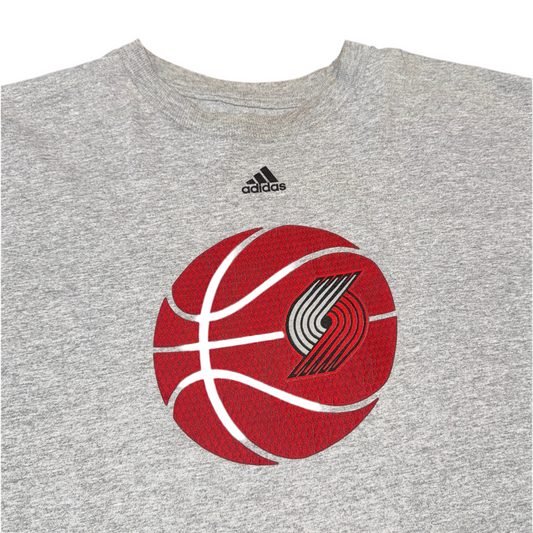 Adidas Portland Trail Blazers Ball Tee Sz L