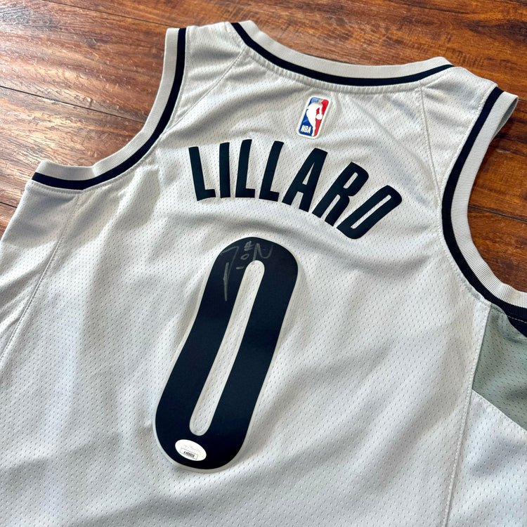 Nike Earned Edition 2020-21 Damian Lillard Autographed Jersey Sz M