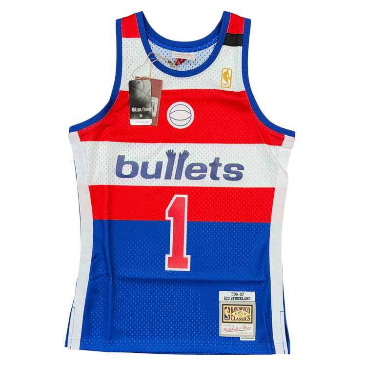 NWT Mitchell & Ness Washington Wizards Rod Strickland Jersey Sz S
