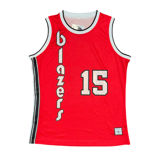 Signed Portland Trail Blazers Larry Steele Jersey Sz YL