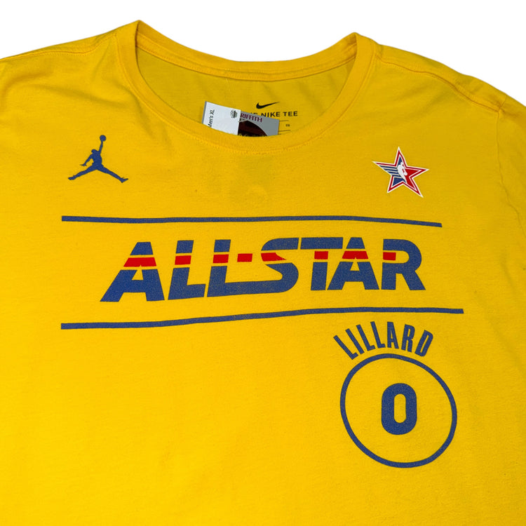 Jordan 2021 NBA All Star Indianapolis Damian Lillard Tee Sz XL