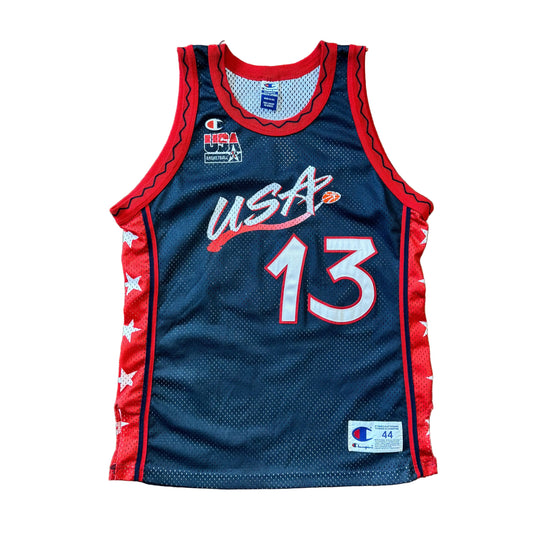 Champion Authentic 1996 USA Shaq Jersey Sz L