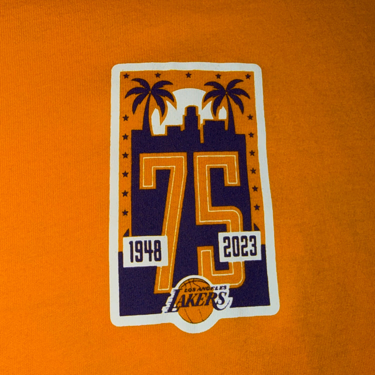 Los Angeles Lakers 75th Anniversary Tee Sz XL