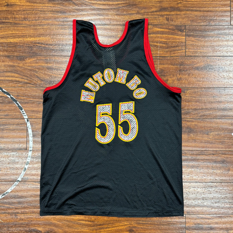 Hanes ATL Hawks Dikembe Mutombo Jersey Sz XL