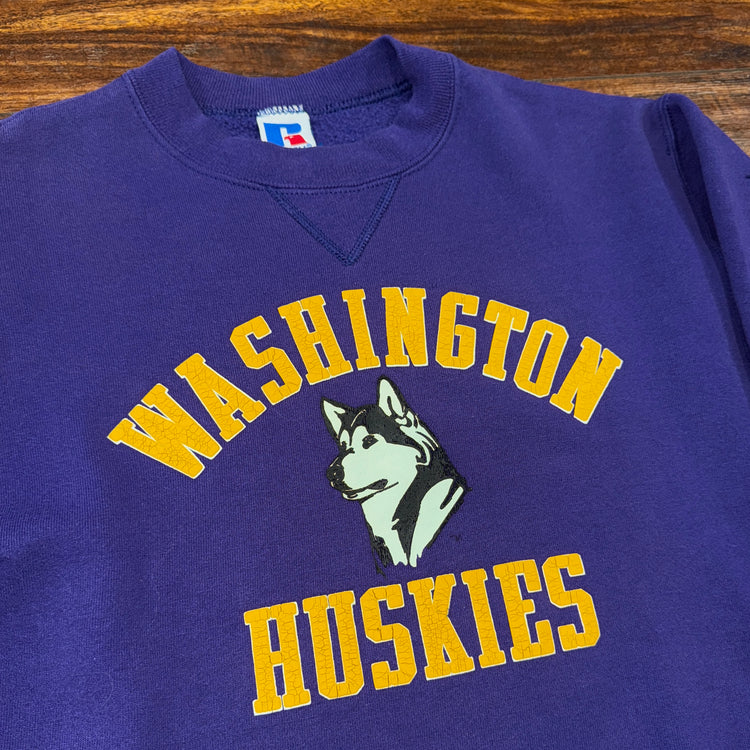 90's Washington Huskies Crew Sz YXL