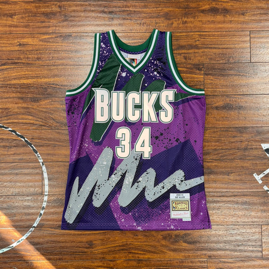 MN Milwaukee Bucks Ray Allen Jersey Sz L