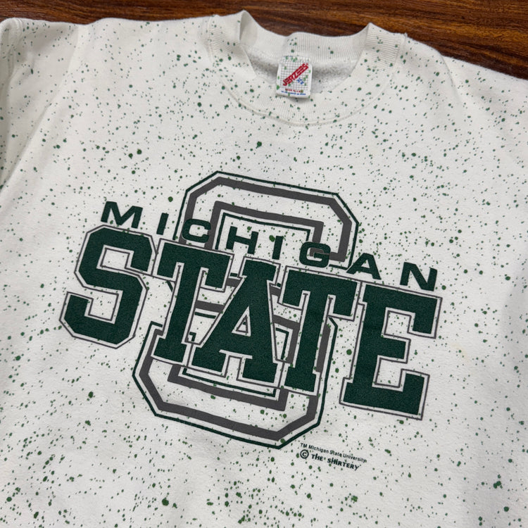 Jerzees 90's Michigan State Crew Sz XL