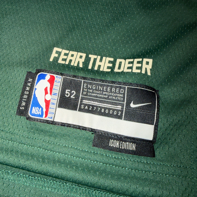 NWT Nike Milwaukee Bucks Damian Lillard Jersey Sz XL