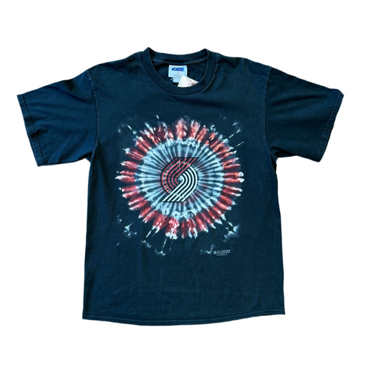 CSA 90’s Blazers Tie-Dye Pinwheeel Tee Sz L