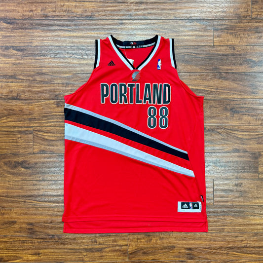 Adidas 2012 Blazers Nicolas Batum Jersey Sz 2X