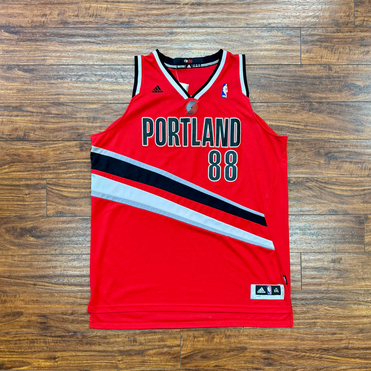 Adidas 2012 Blazers Nicolas Batum Jersey Sz 2X