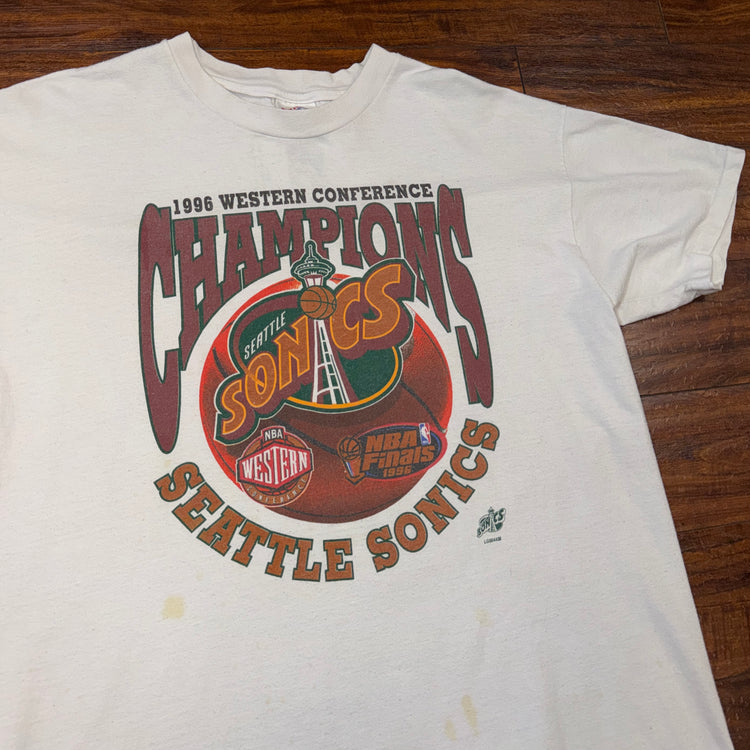 1996 Seattle Sonics WCC Tee Sz XL