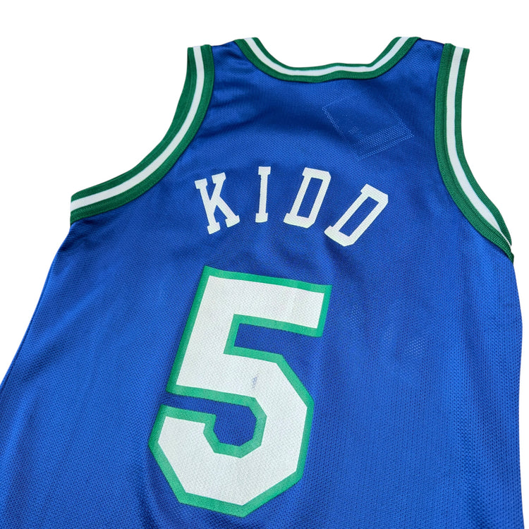 Champion 90’s Dallas Mavericks Jason Kidd Away Jersey Sz S