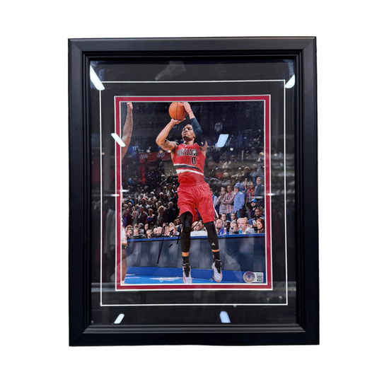 Beckett Authenticated Damian Lillard Autographed Framed Photo