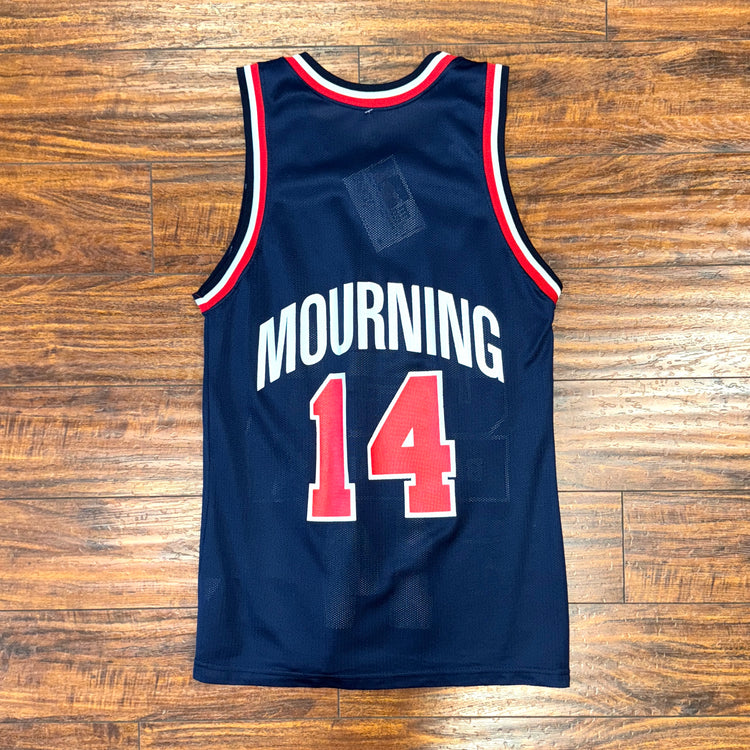 Champion 1994 USA FIBA Alonzo Mourning Jersey Sz Men’s S