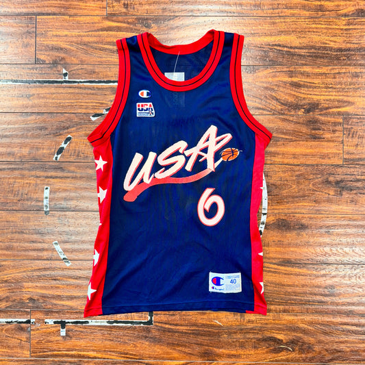 Champion USA Penny Hardaway Jersey Sz M