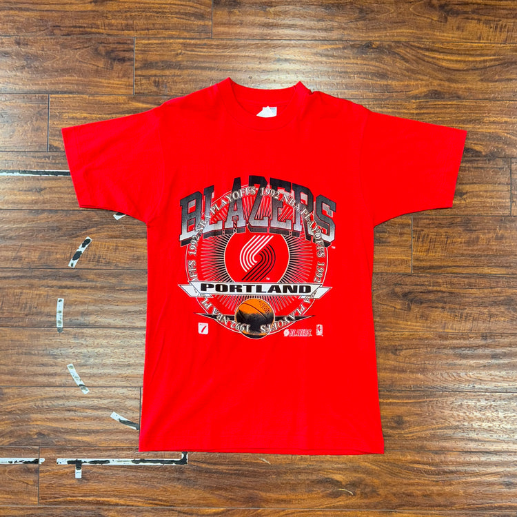 FOTL 1992 Playoffs Portland Trailblazers Tee Sz L