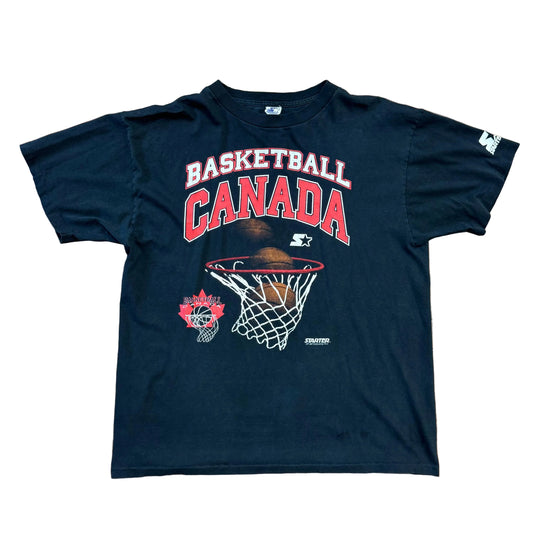 Starter 90's Canada Basketball Tee Sz XL