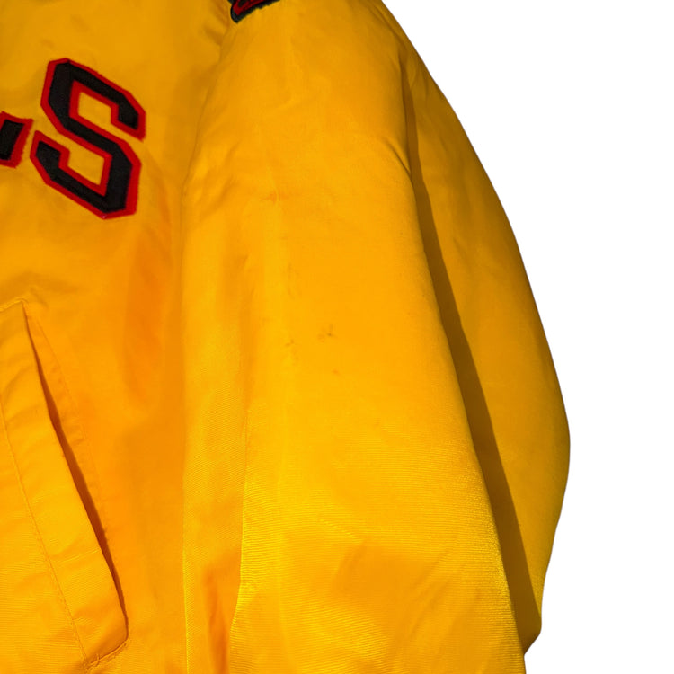 Starter Rare Golden Chicago Bulls Satin Sz L