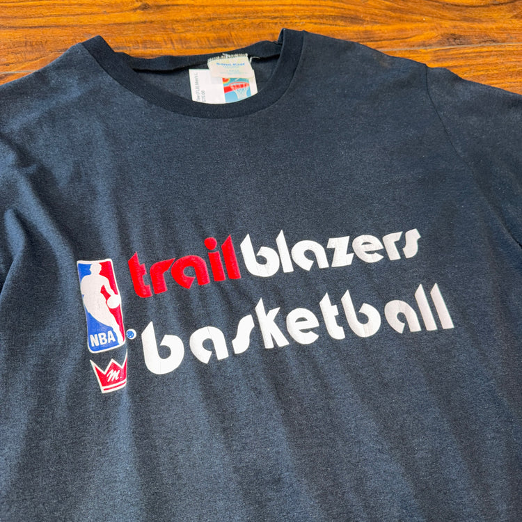 Sand Knit Portland Trail Blazers Tee Sz L