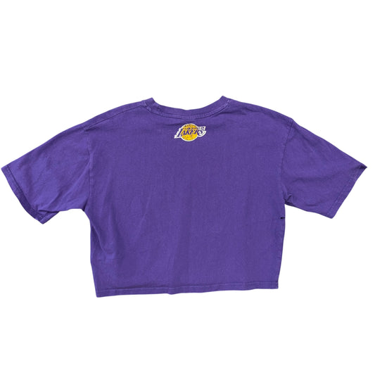 Ultra Game Los Angeles Lakers Crop Top Sz M